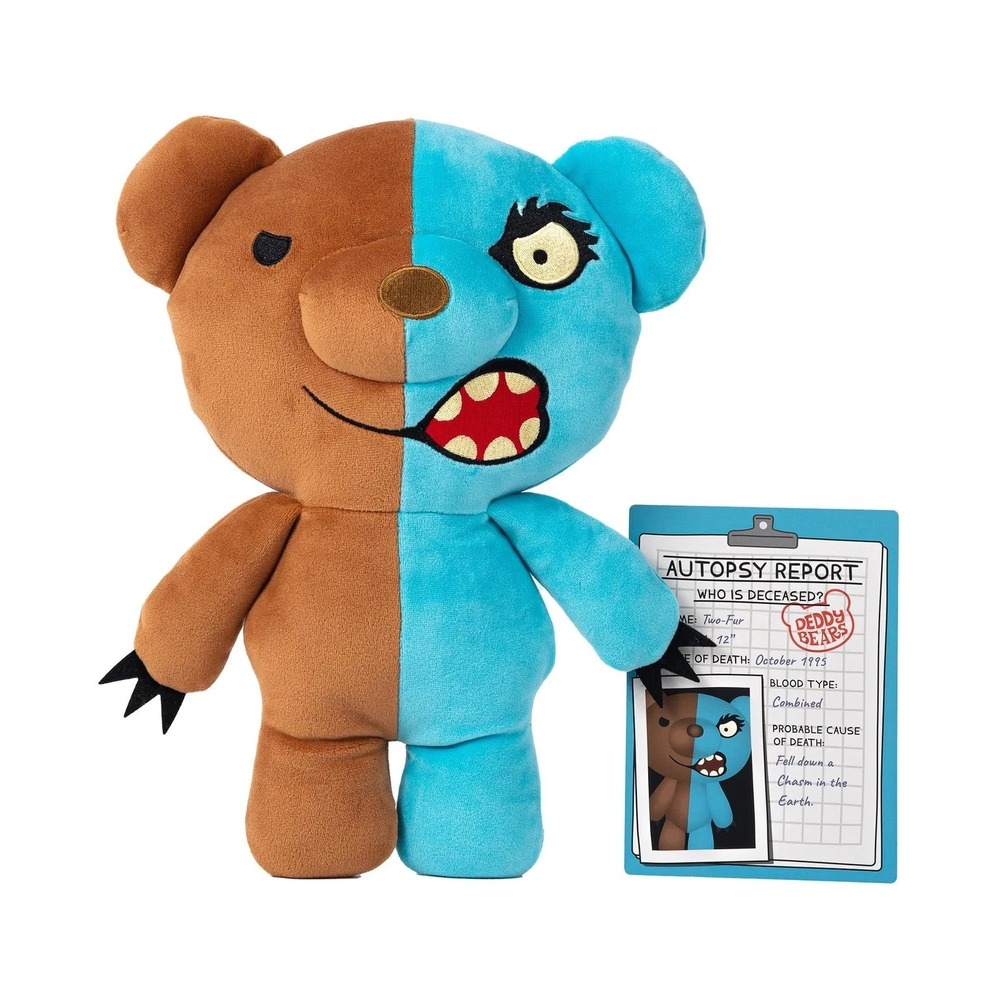 Deddy Bears Two-Fur Body Bag - 12 inch Plush Teddy Bear 3.54 inches, Two-fur